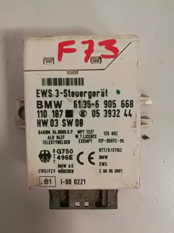 Modul imobilizer BMW 3 E46 5 E39 61.35-6905668