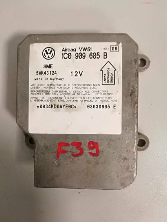 Riadiaca jednotka AIRBAG  1C0909605B VW