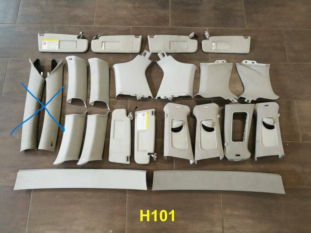 Plasty tapacíry interiér lišty PASSAT B6 3C B7 3A
