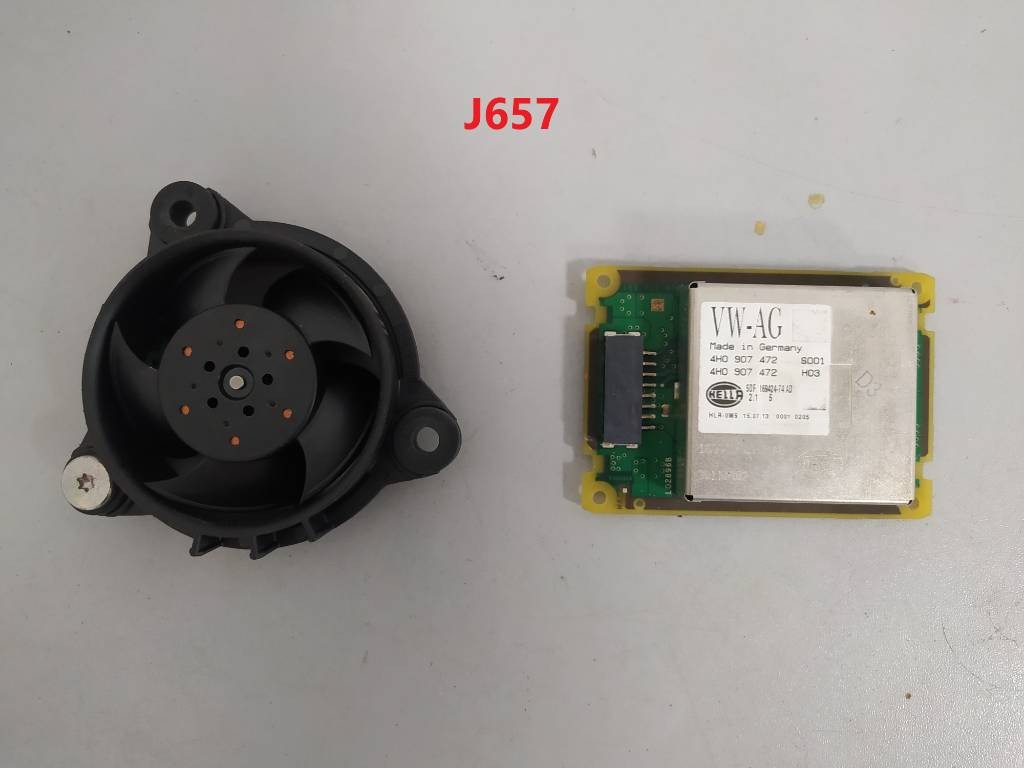 Modul jednotka RJ ventilátora Audi A6 C7 4G LED