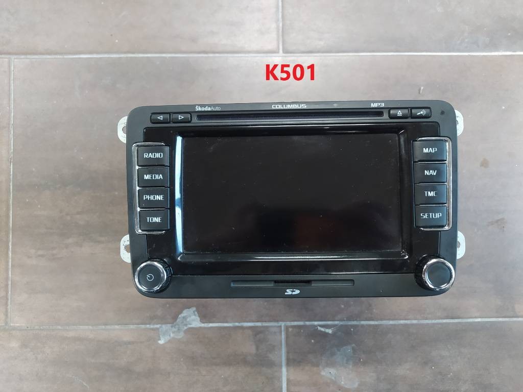 Rádio autorádio navigácia Škoda Superb II 3T 08-13